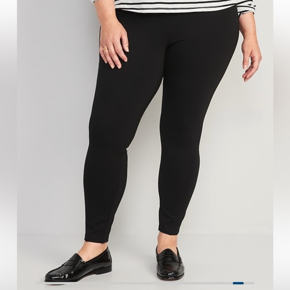 Women extra high waisted skinny ankle pants XL